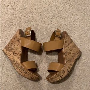 Mossimo Supply Co. Shoes - Nude wedge sandals Mossimo Supply Co. Shoes - Nude wedge sandals